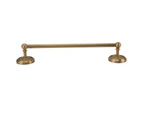 All Copper Bathroom Towel Bar European Style Wall Mounted Towel Rack for Bathroom 41cm Antique Color