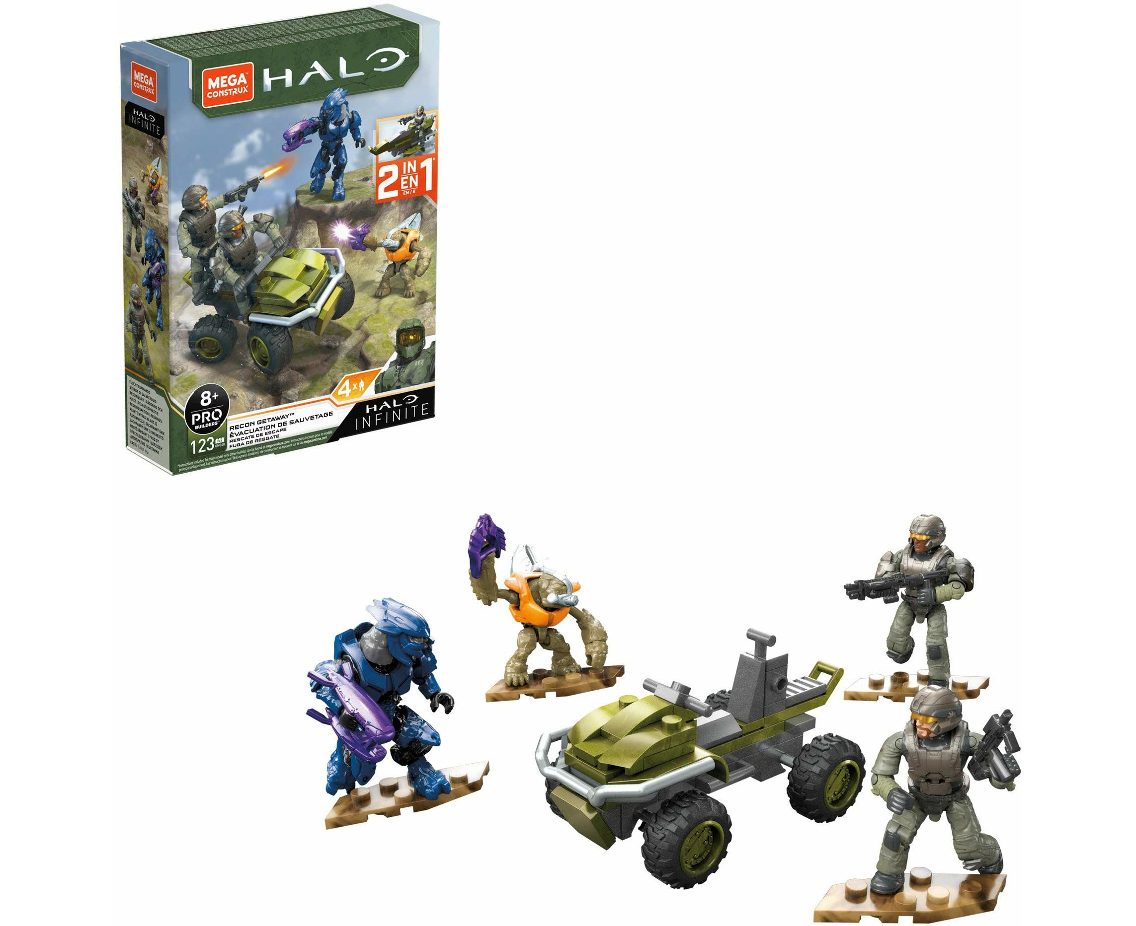 Mega Construx Halo Infinite Mongoose Hunt – Speed Into Battle! (ages 8+)