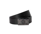 HUGO Men's Gary Metal Buckle Belt - Black