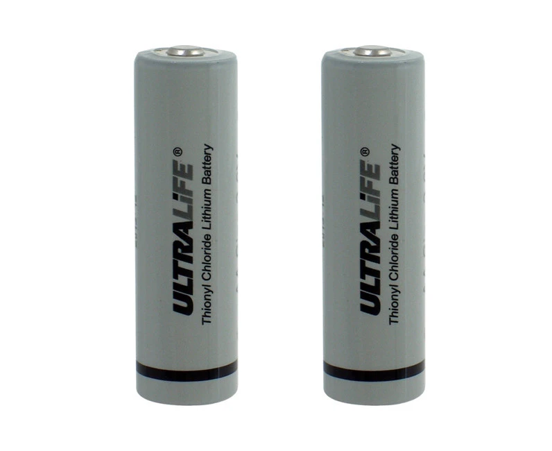 2x 1pc Ultralife TC85 3.6V AA 2400mah Lithium Battery/Single Use for Clocks/Toys