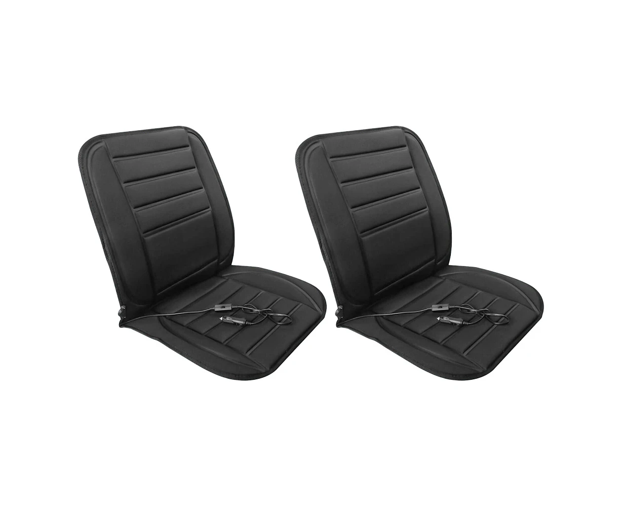 2Pcs Universal Heated Car Seat Cushion Car Seat Heater Warmer Cover for Cold Winter