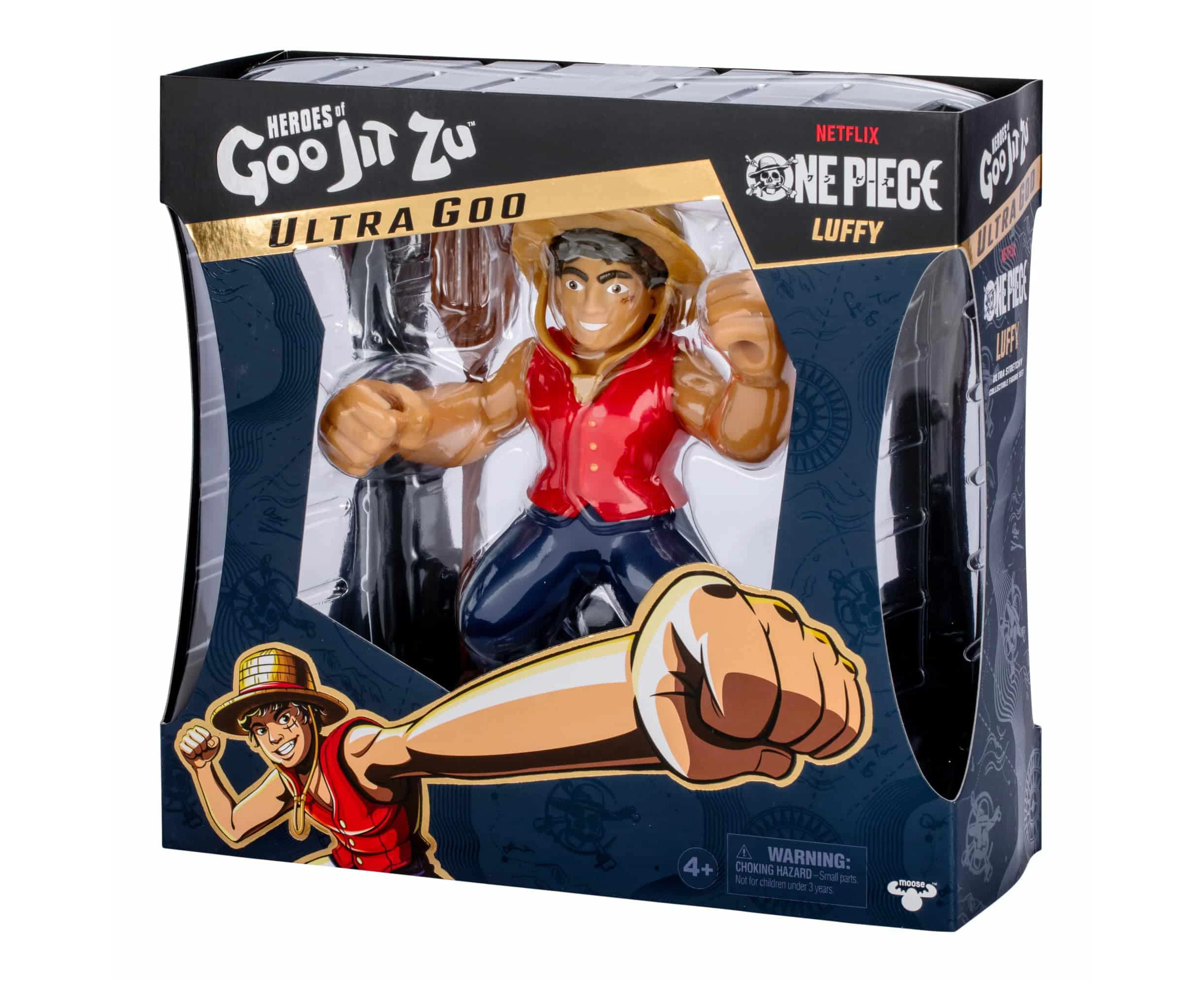 Heroes Of Goo Jit Zu Netflix One Piece Luffy Figure – He's Back And Stretchier Than Ever! Get Ready For Adventure!