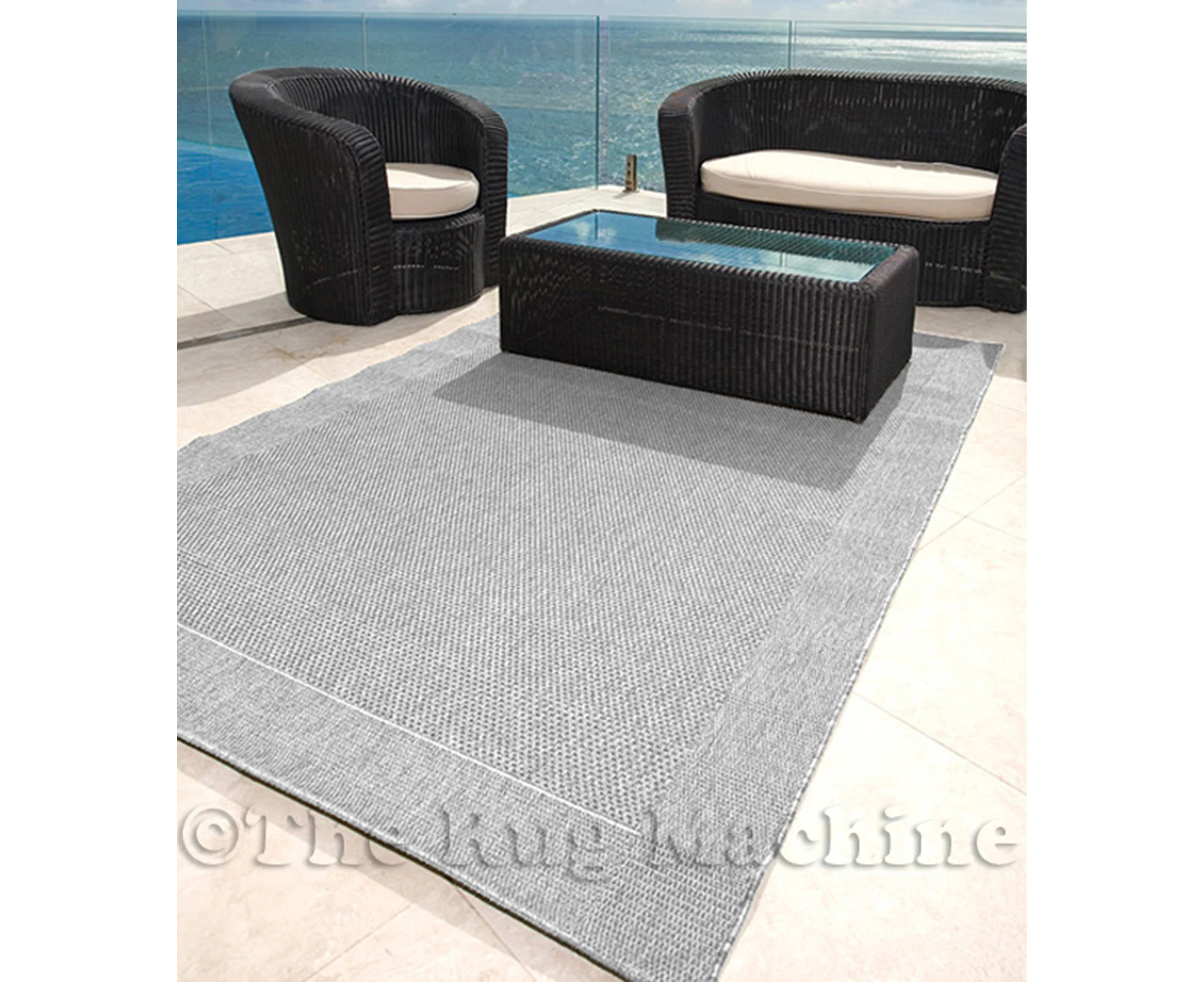 Prisma Zigzag Flatweave Modern Rug