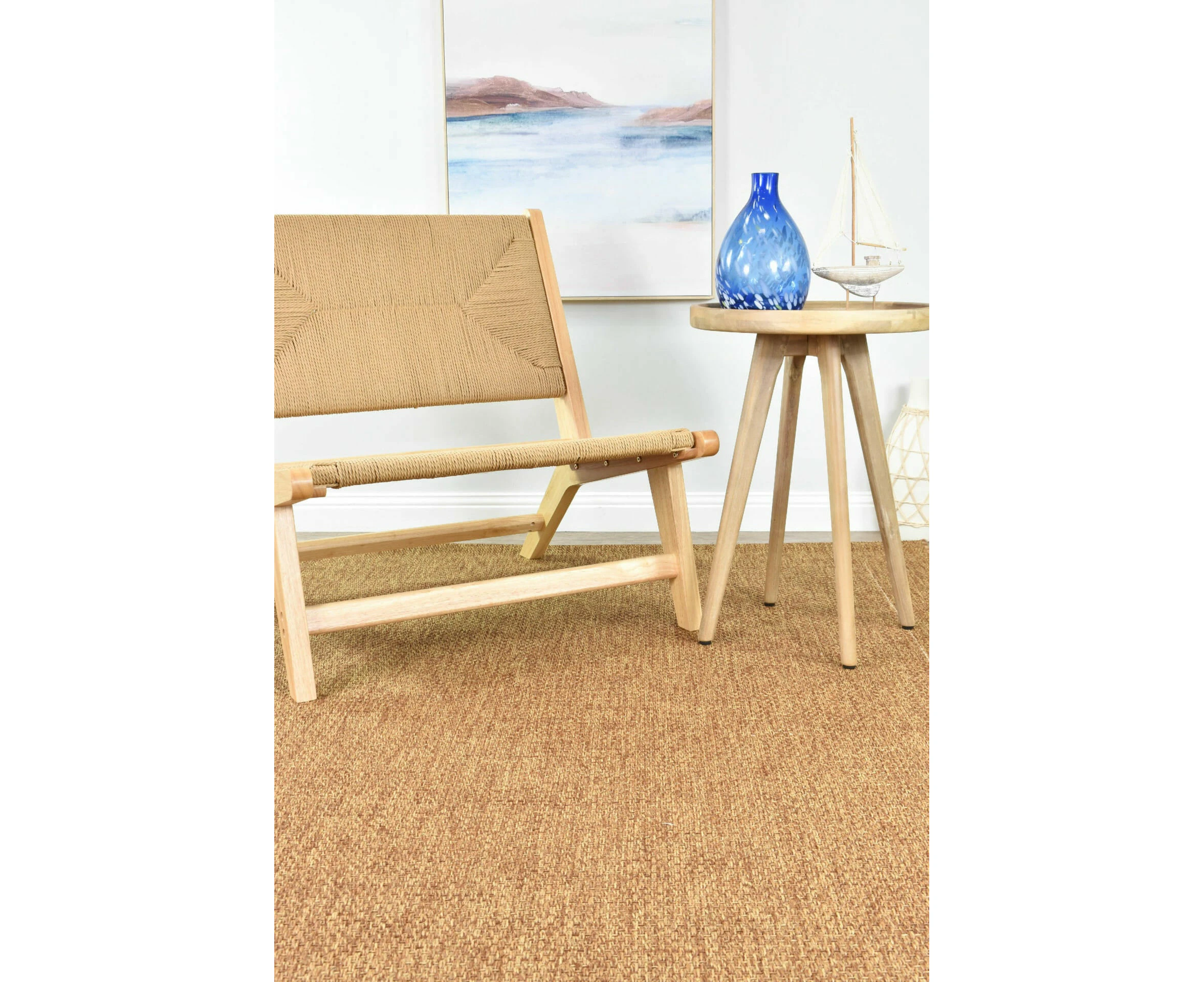 SUNSET BEIGE INDOOR OUTDOOR SIMPLE MODERN FLOOR RUG (XS) 80x150cm