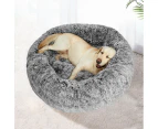 Pawz Replaceable Cover For Dog Pet Cat Donut Calming Bed Fluffy Round Plush Soft