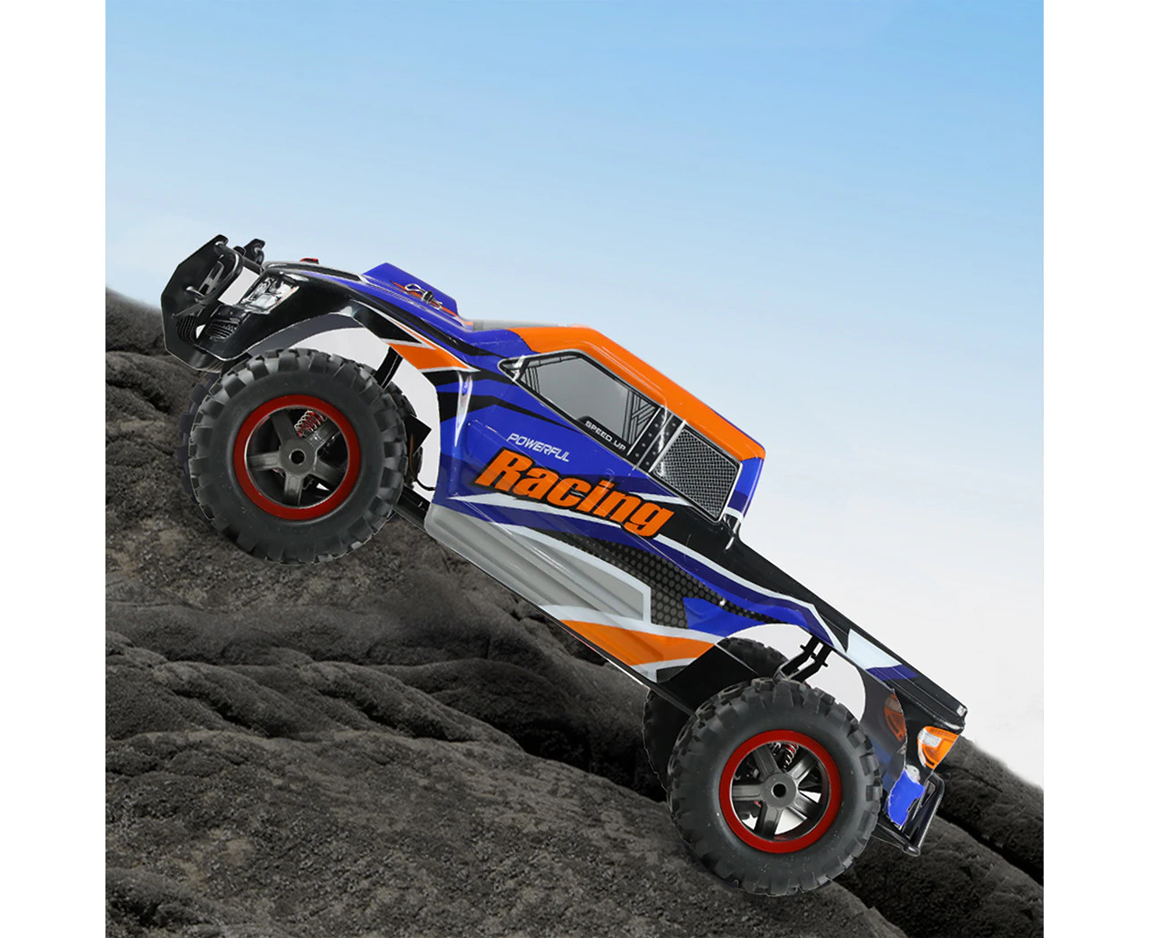 Centra RC Car 1:8 4WD Off-Road Racing Brushed Motor 2.4GHz Remote Control Blue