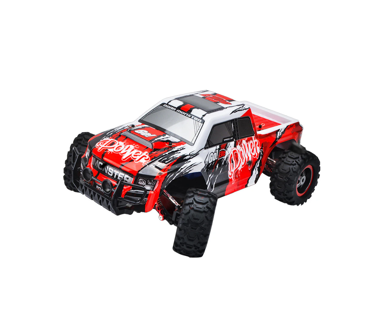 Centra RC Car 1:8 4WD Off-Road Racing Brushed Motor 2.4GHz Remote Control Red