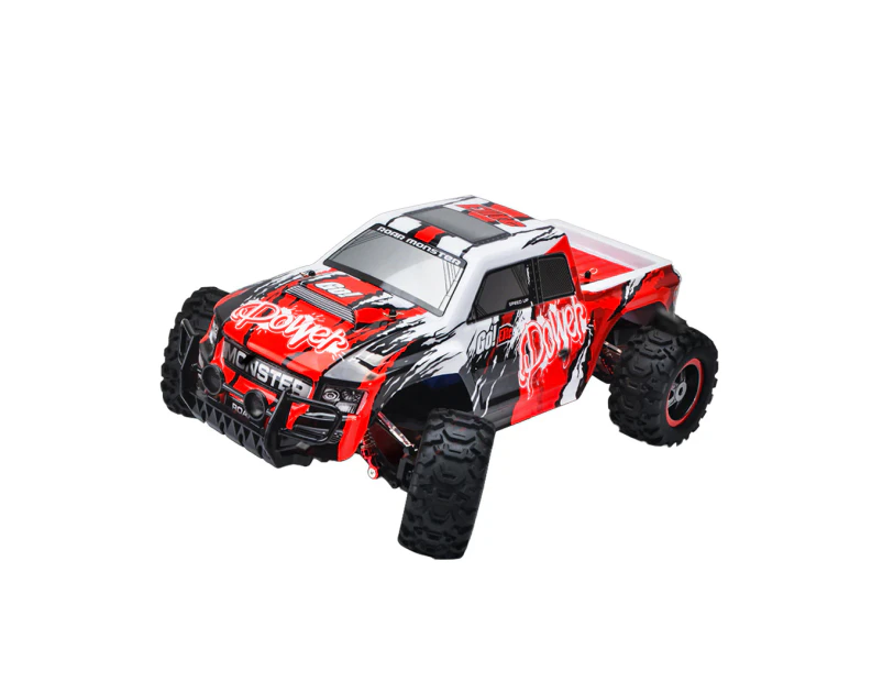 Centra RC Car 1:8 4WD Off-Road Racing Brushed Motor 2.4GHz Remote Control Red