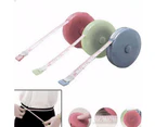 1.5m Retractable Body Measuring Soft Ruler Sewing Cloth Tailor Tape Measure - Green