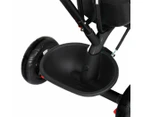 Bopeep Kids Tricycle Ride On Trike Toddler Balance Bike Prams Stroller Black