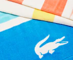 Lacoste Rainbow Logo Beach Towel - Multi