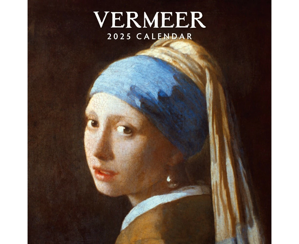 Jan Vermeer - 2025 Square Wall Calendar 16 month by Red Robin