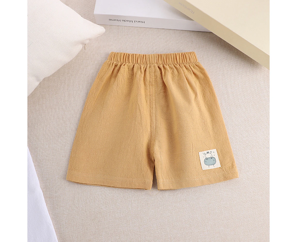 Kids Boys Girls Cartoon Animals Shorts Elastic Waist Summer Short Pants Trousers