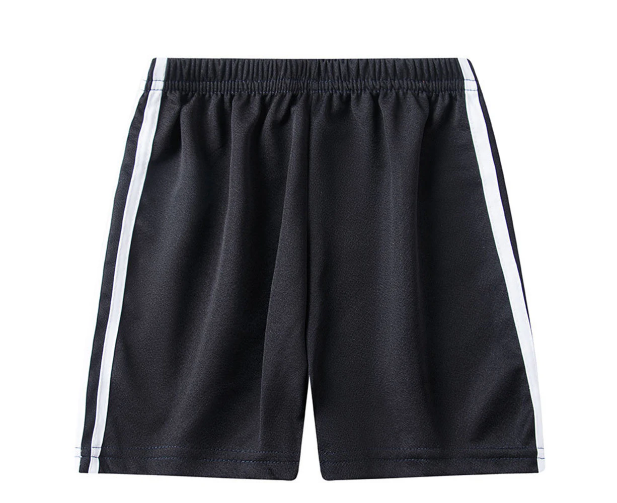 Children Kids Unisex Boys Girls Striped Shorts Sports Summer Casual Loose Jogger Shorts