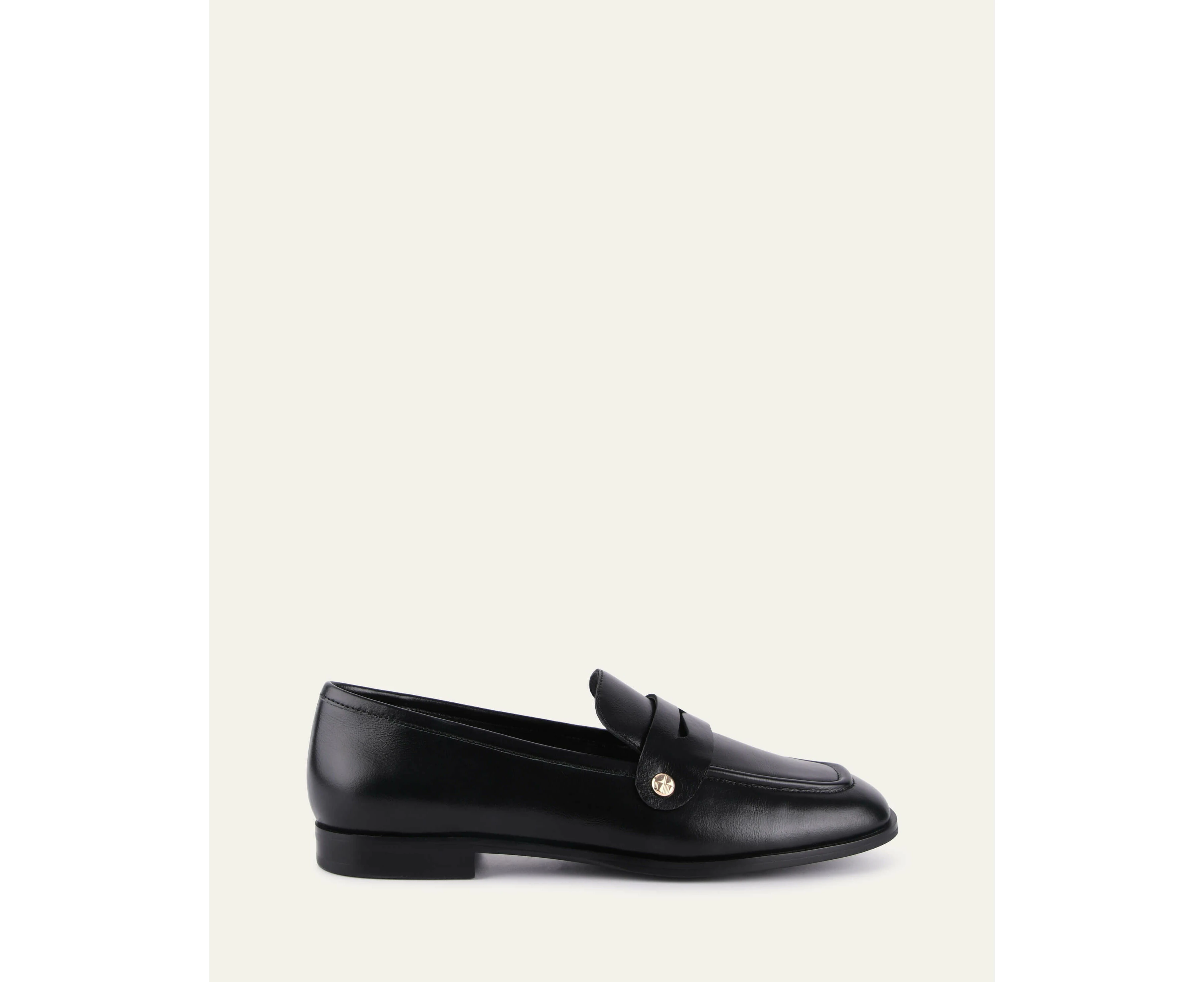 Jo Mercer Women's Izzy Loafers Black Leather