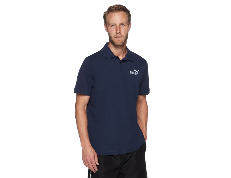 Puma Men's Essential Pique Polo - Peacoat