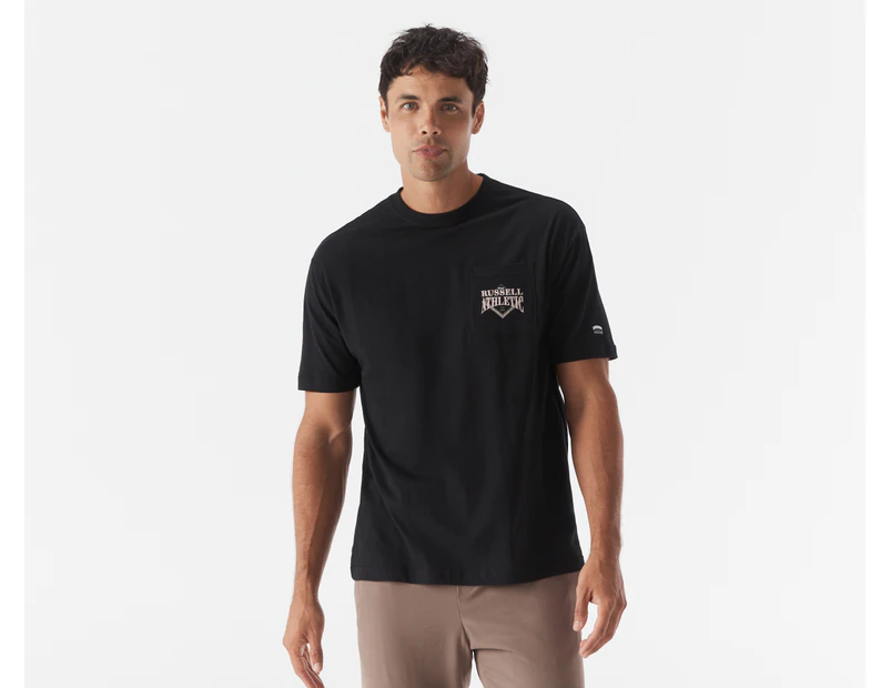 Russell Athletic Men's Outfitters Pocket Tee / T-Shirt / Tshirt - Black