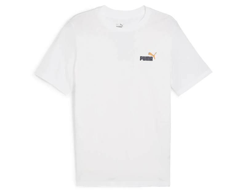 Puma Men's Graphics Feel Good Tee / T-Shirt / Tshirt - White