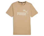 Puma Men's Essentials Logo Tee / T-Shirt / Tshirt - Prairie Tan