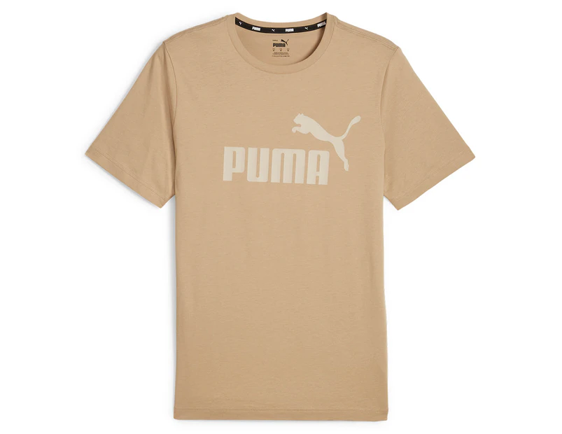 Puma Men's Essentials Logo Tee / T-Shirt / Tshirt - Prairie Tan