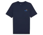 Puma Men's Graphics Feel Good Tee / T-Shirt / Tshirt - Club Navy