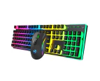 HXSJ L96 2.4G Wireless RGB Backlit Keyboard and Mouse Combo Gaming Keypads And Gaming   Mouse 104 Pudding Key Caps 4800DPI Large Battery Capacity