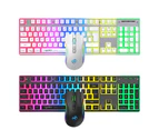 HXSJ L96 2.4G Wireless RGB Backlit Keyboard and Mouse Combo Gaming Keypads And Gaming   Mouse 104 Pudding Key Caps 4800DPI Large Battery Capacity