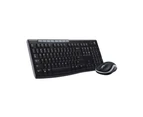 Logitech MK270 Wireless Keyboard Mouse Combo 2.4GHz Ergonomic Wireless Keyboard Mouse Set with 8 Multimedia Keys for PC Laptop