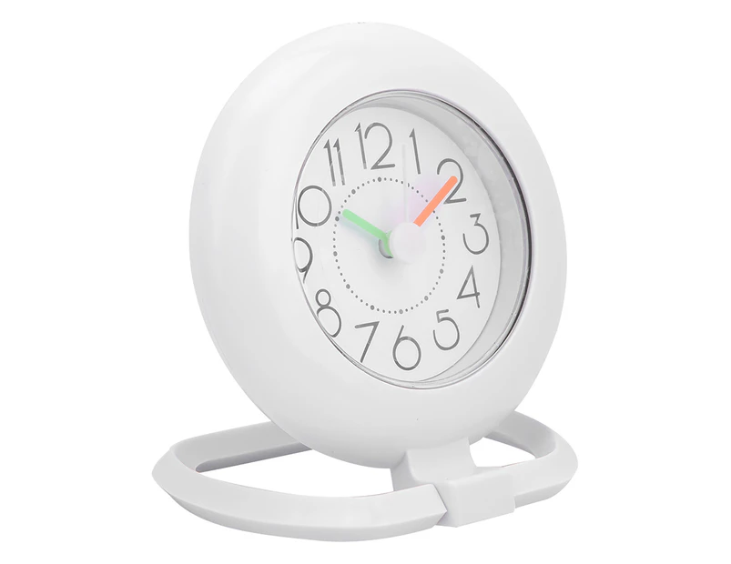 Fashionable Waterproof Dual-Use Hanging Table Clock White Bathroom Kitchen Home Decoration