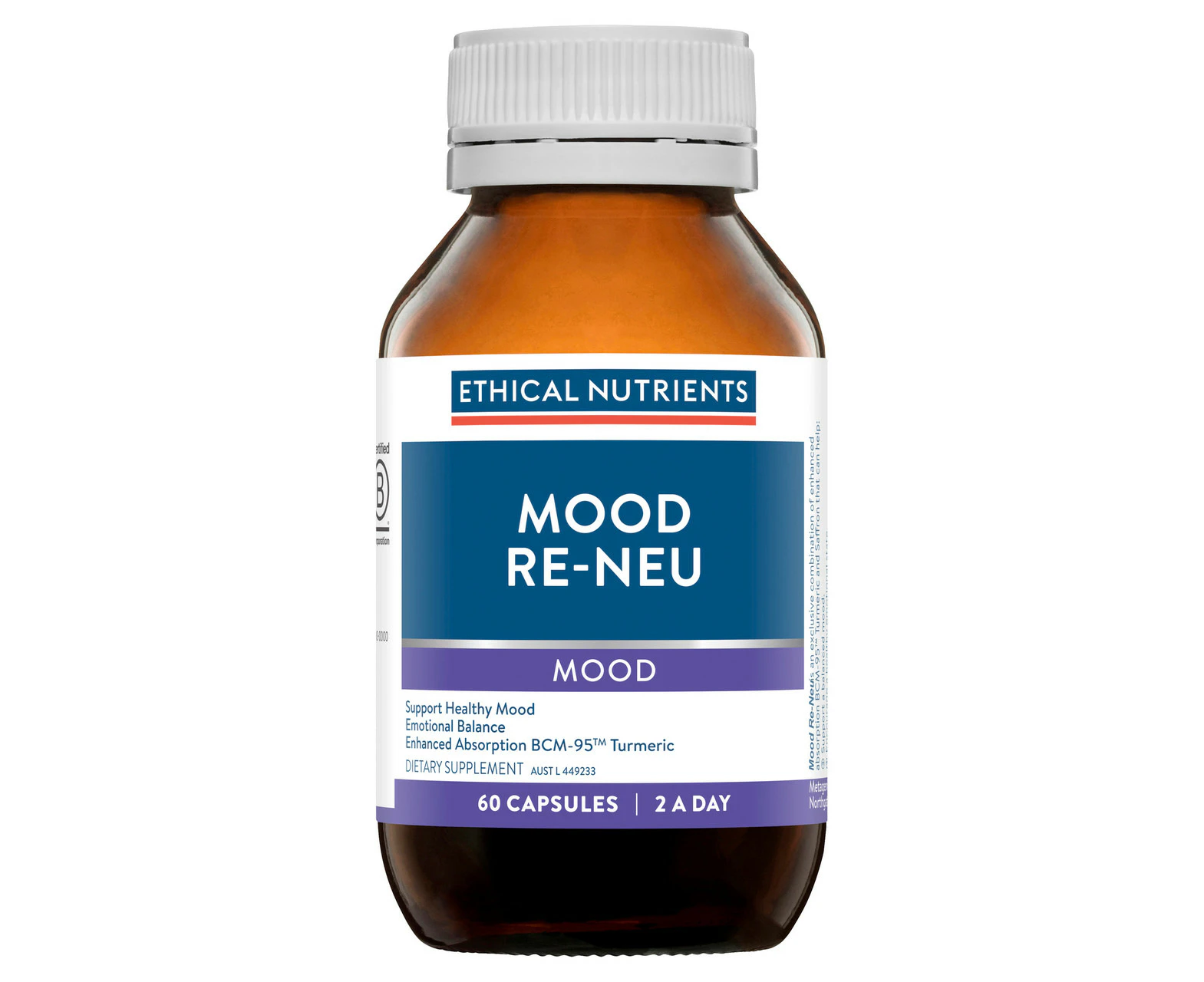 Ethical Nutrients Mood Re-Neu 60 Capsules