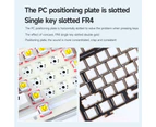 AULA F99 Mechanical Keyboard Wireless Gasket Mount Keyboard with Tri-Mode Connectivity 99-Key Low-Delay Gaming Keyboard with Light Effect