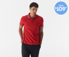 Tommy Hilfiger Men's Winston Solid Wicking Polo Shirt - Haute Red