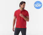 Tommy Hilfiger Men's Mao Collar Polo Shirt - Primary Red