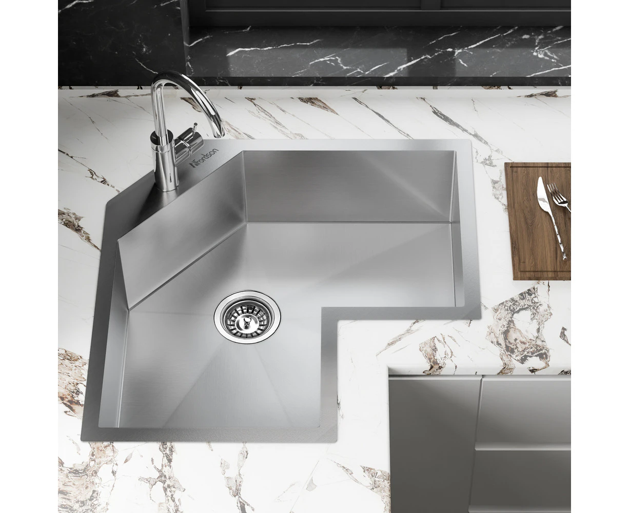 ALFORDSON Kitchen Sink Stainless Steel Basin 860X600MM