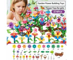 272Pcs Flower Garden Building Toy for Girls, Garden Building Sets Educational Activity STEM Toys, Preschool Educational Gardening Toys