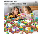 272Pcs Flower Garden Building Toy for Girls, Garden Building Sets Educational Activity STEM Toys, Preschool Educational Gardening Toys