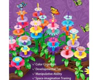 272Pcs Flower Garden Building Toy for Girls, Garden Building Sets Educational Activity STEM Toys, Preschool Educational Gardening Toys