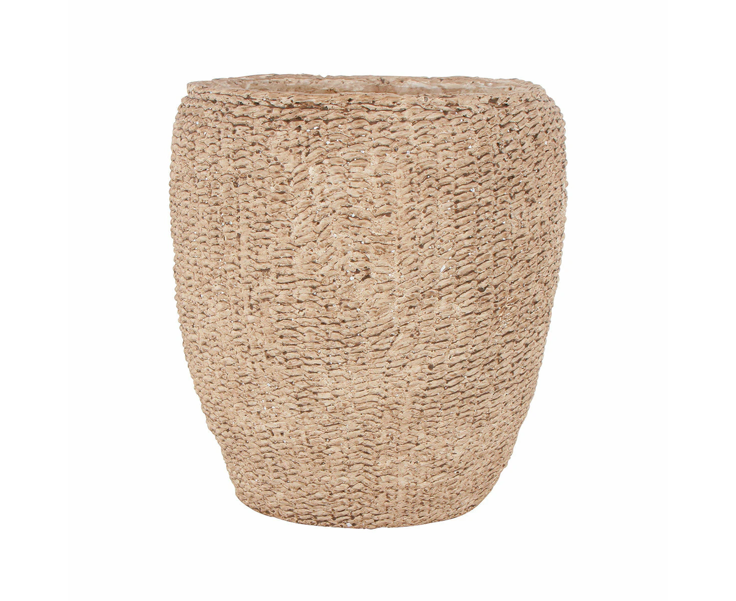 Ikra Nap Cement Pot With Hole And Stopper 29cm