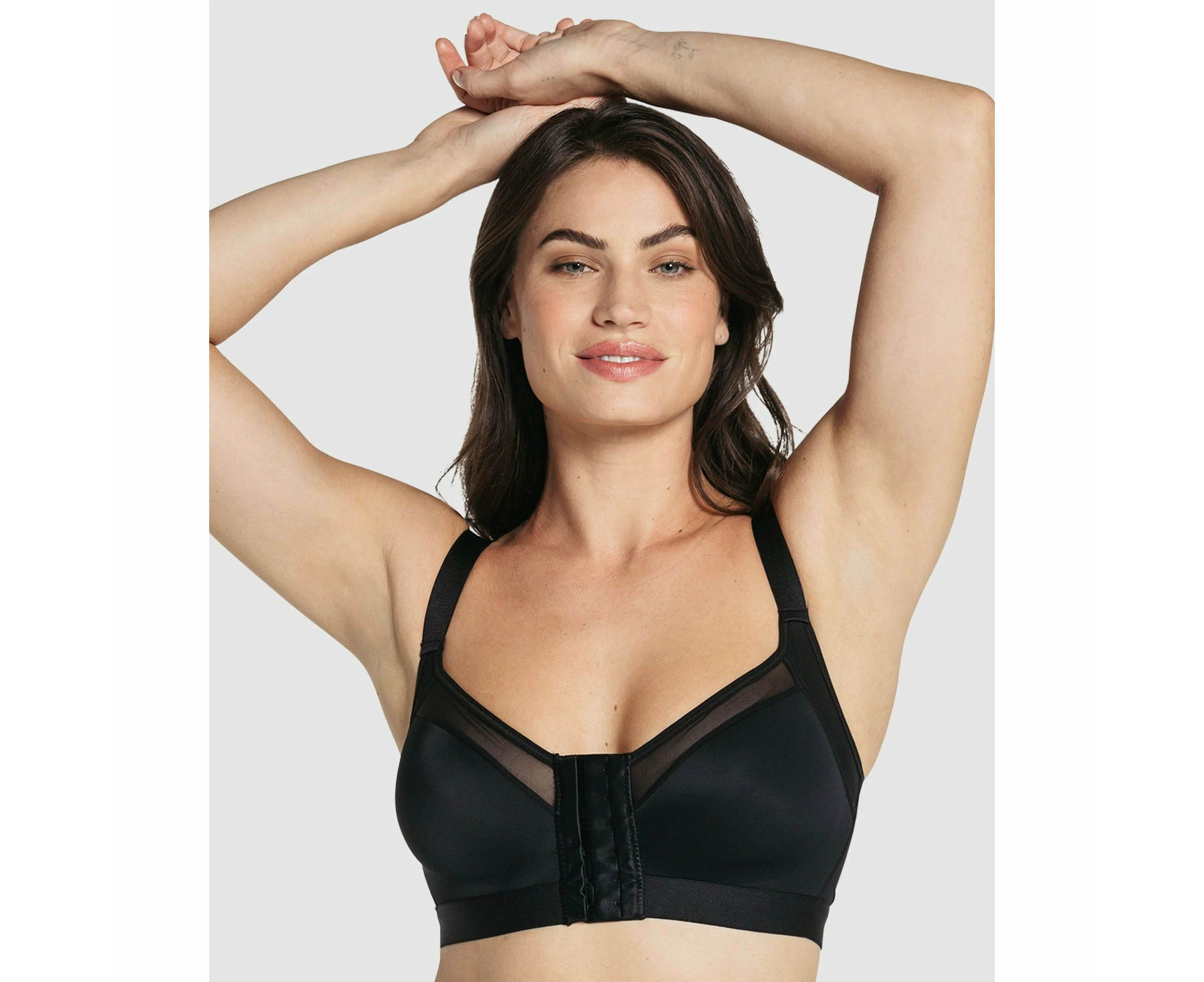 Leonisa Multi/Benefit Posture Corrector Wireless Front Open Bra