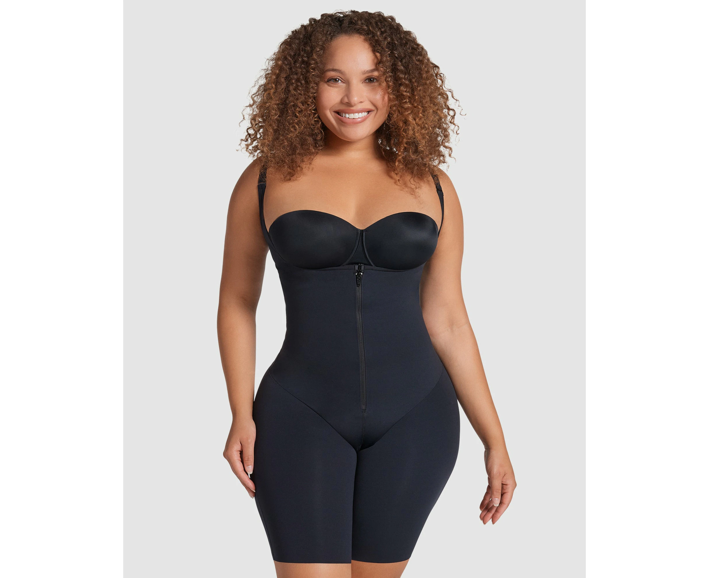 Leonisa Zip-and-Sculpt Zip Up Full Body Shaper