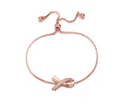 GiGiGirl 18K Rose Gold Plated Infinity Love Bracelet