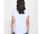 Target Australian Cotton V-Neck Slub T-Shirt