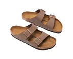 Birkenstock Unisex Arizona Regular Fit Sandals - Mocca