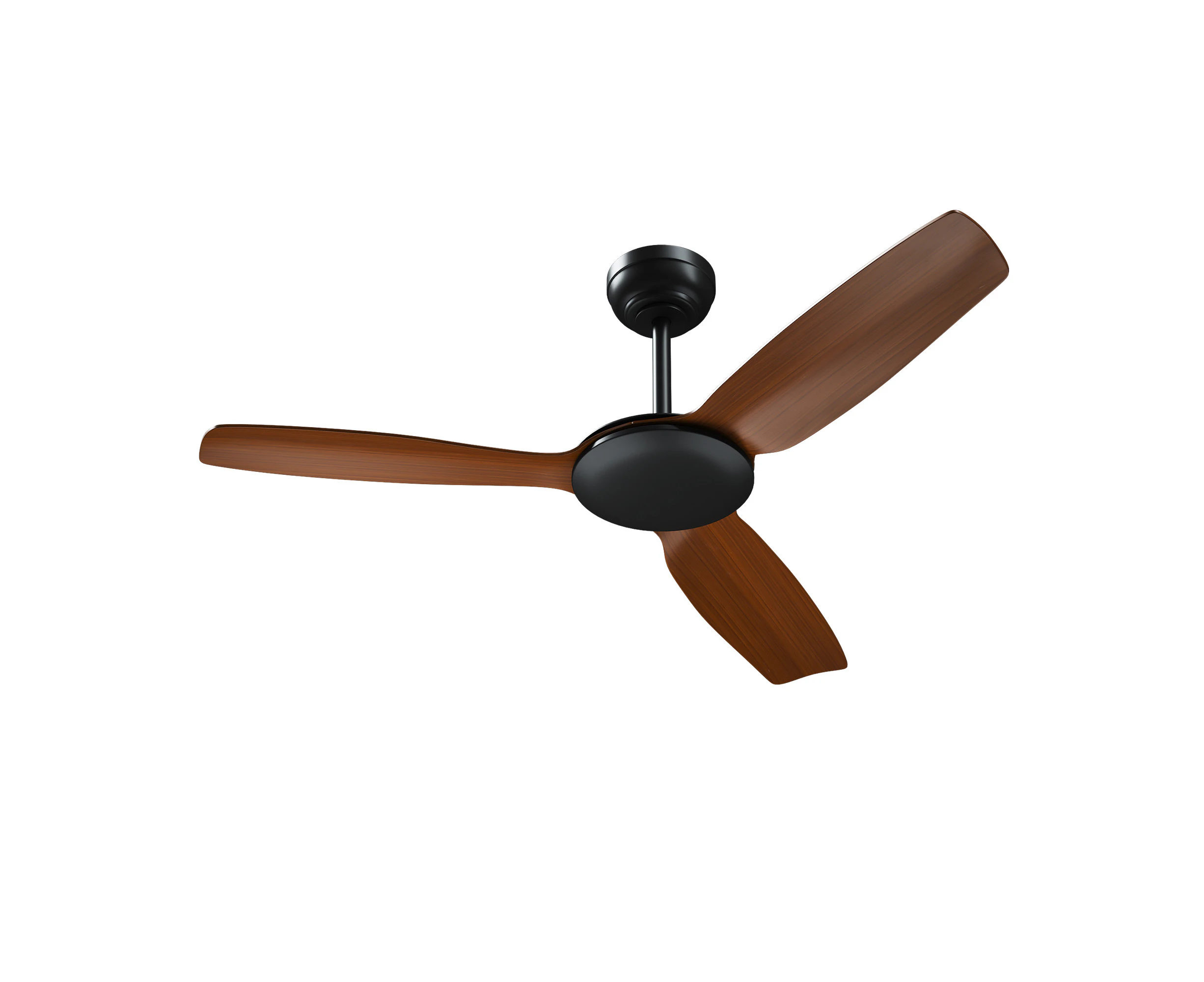 Vevare 52'' Ceiling Fan DC Motor 3 ABS Blades with Remote Control Timer Walnut