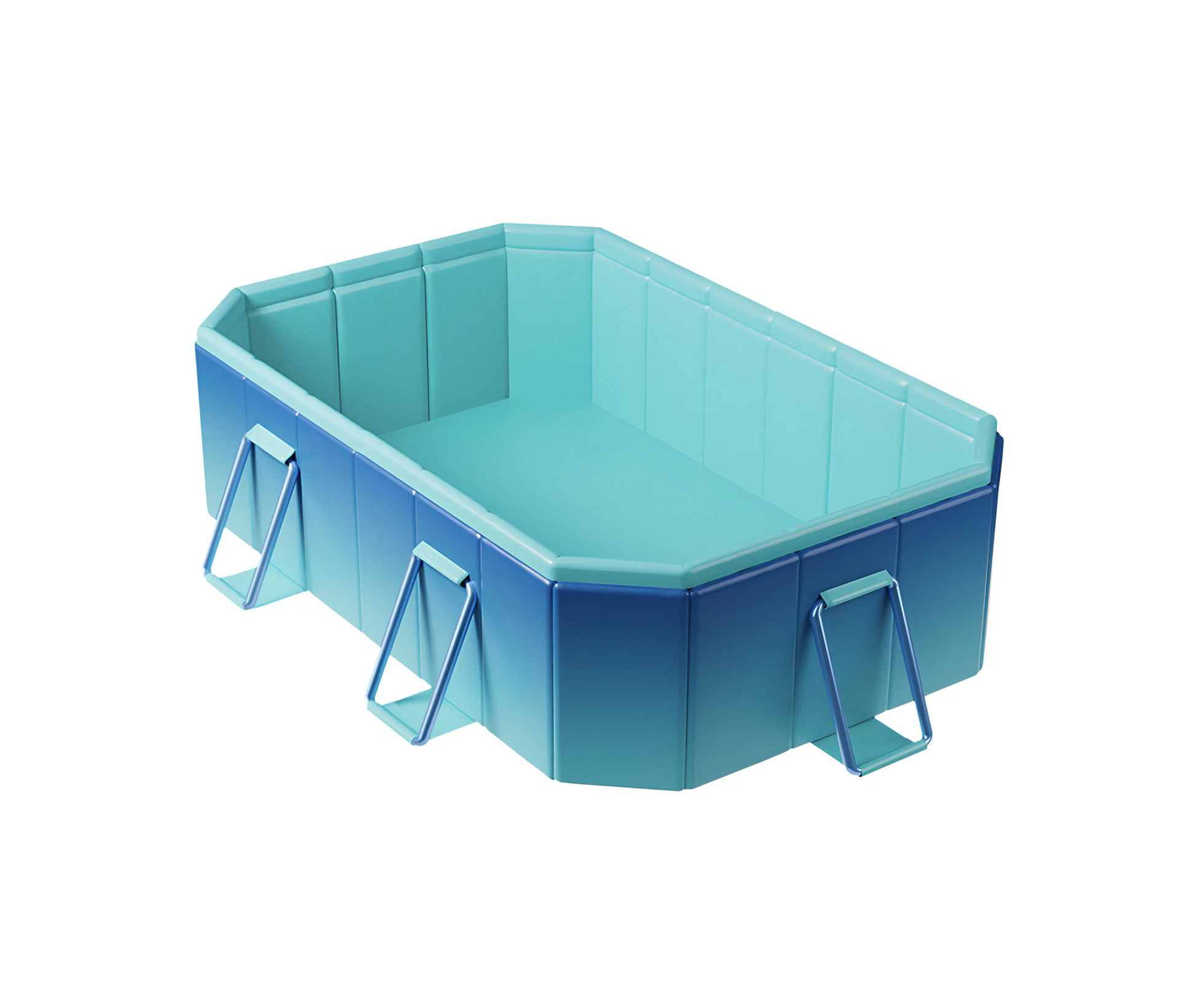 Outdoor360 2.1M Swimming Pool Foldable Above Ground PVC Pool Kids Adult Outdoor Pool