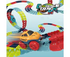 Anti-Gravity Track Car Educational Toy Set Assembly Twist Roller Coaster Racing Car-146PCS