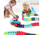 Anti-Gravity Track Car Educational Toy Set Assembly Twist Roller Coaster Racing Car-146PCS