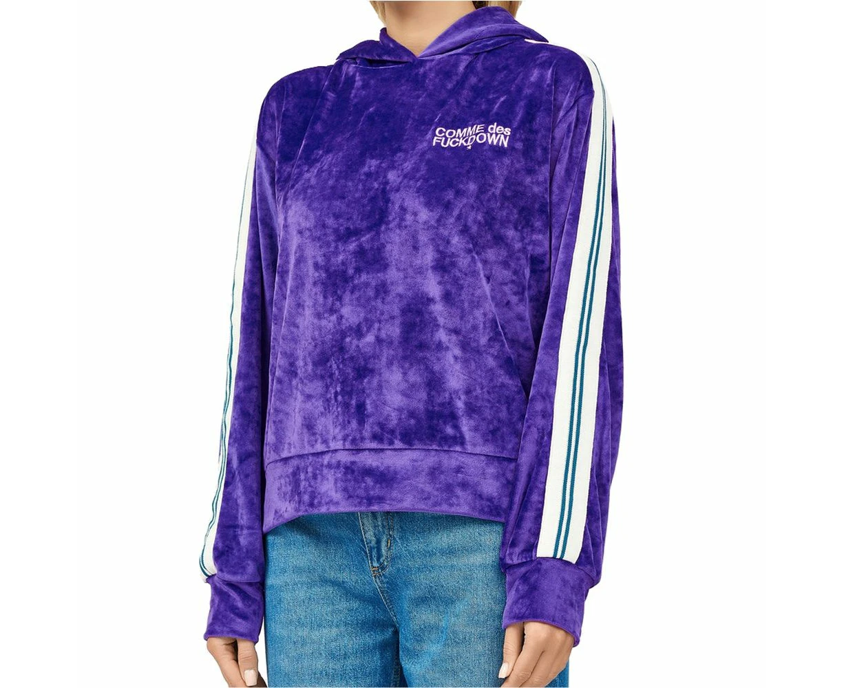 Comme Des Fuckdown Purple Polyester Sweater - M