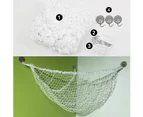 Jumbo Toy Hammock Stuffed Animals and Toy Storage Hammock Net 70" Wall Sling Corner Extra Large Kids Children Mesh Toy Net Organizer