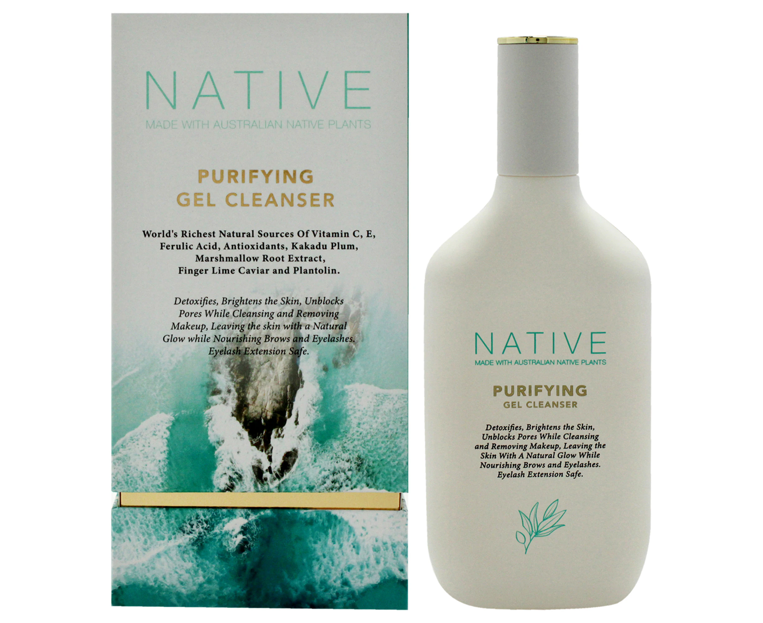 Native Purifying Gel Cleanser by Klara for Women - 4 oz Cleanser